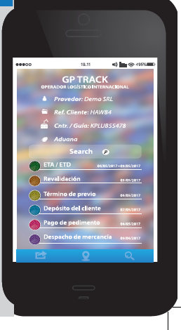 APP Móvil de Rastreo de Operaciones Aduanales APP Móvil de Rastreo de Operaciones Aduanales
