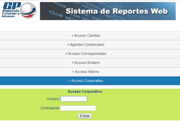 Sistema de reporte en línea web Sistema de reporte en línea web